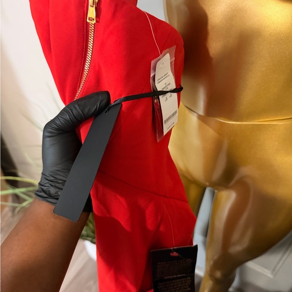 Chic Strapless Red Jumpsuit - Picture 10 of 12